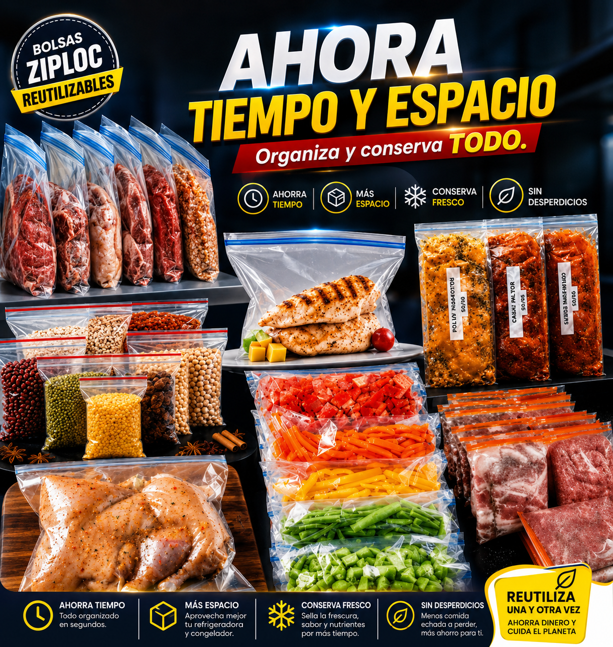 Bolsa de Ziploc (40 Unidades)