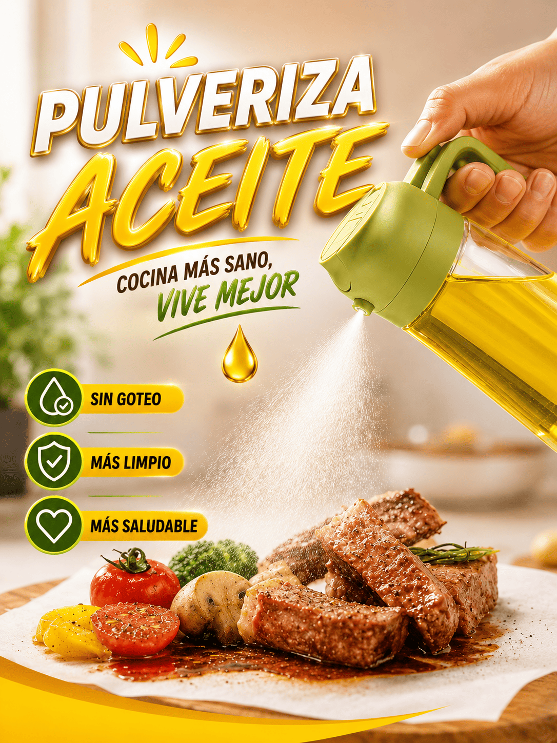 Dispensador de Aceite 2 en 1